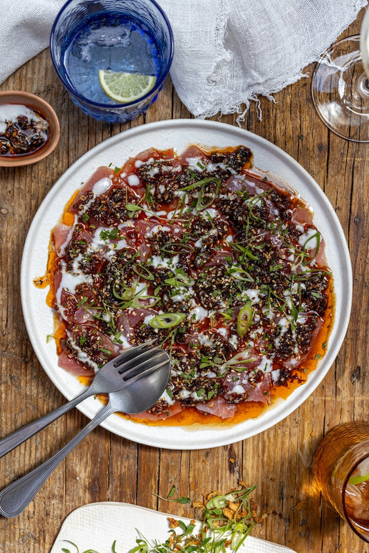 Tuna Sashimi with XO Dressing: A Fresh Fish Delight in Cape Town