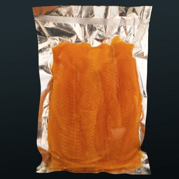 Cold smoked trout Ribbons